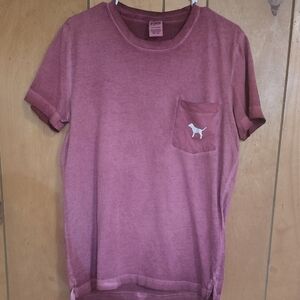 PINK Victoria's Secret Mauve Short Sleeve Tee